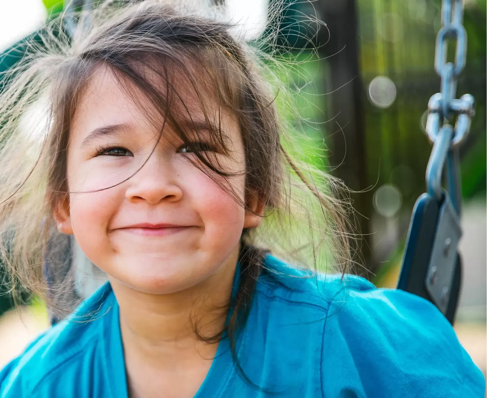 Girl smiling