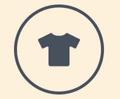 gray t-shirt icon